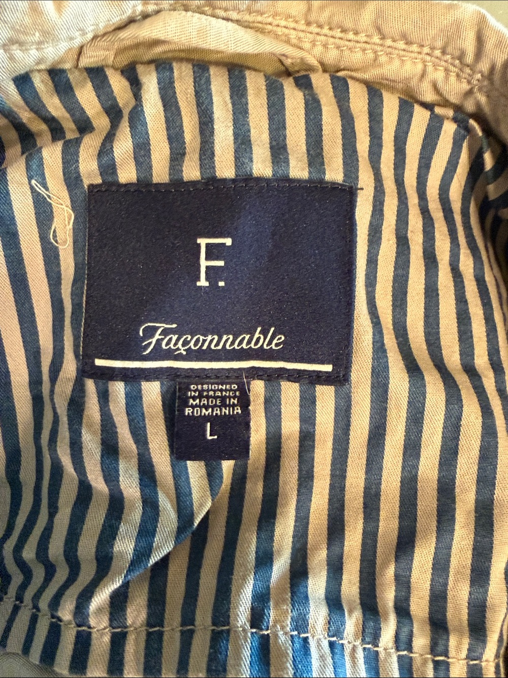 Faconnable Men's Light Tan Shirt Jacket - Picture 4 of 5